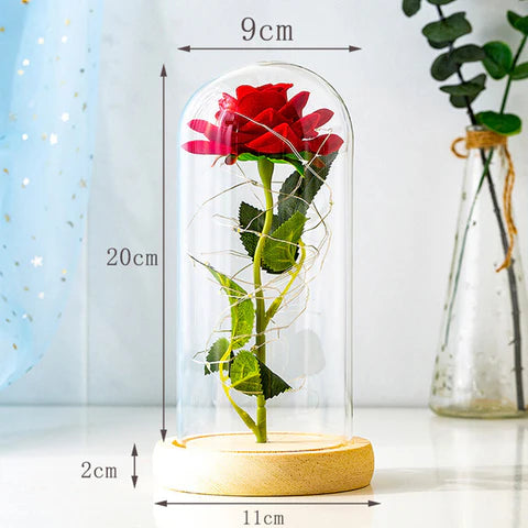 LumiRose™ – Rosa Eterna con alma brillante