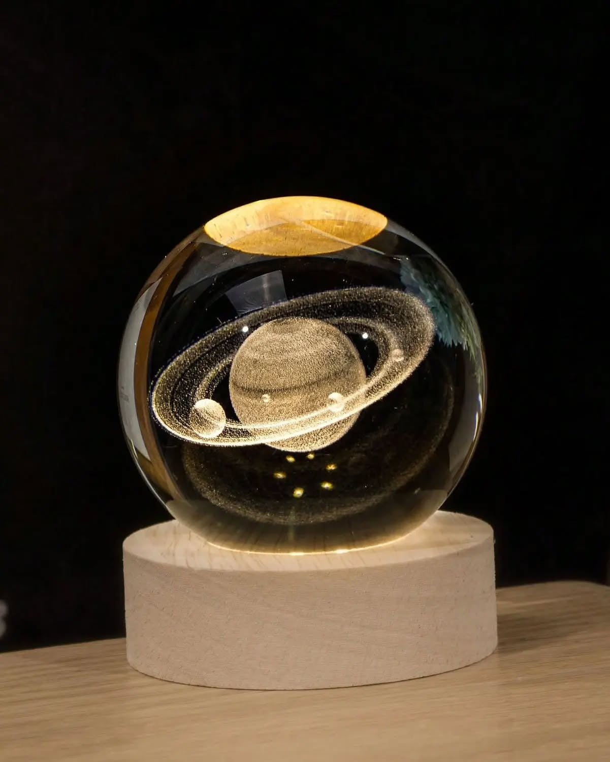 🔥PROMOCIÓN 2X1🔥 Esféras Crystal - (SATURNO y ASTRONAUTA EN LA LUNA)