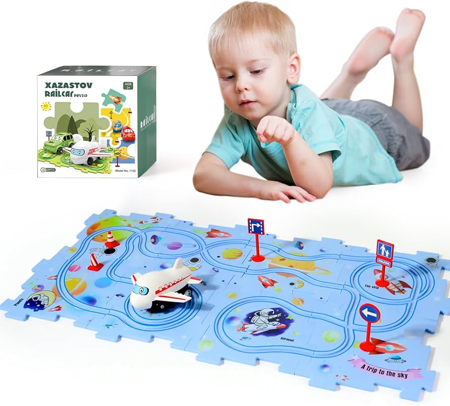 Pista de Autos Didáctico - PuzzleRacer™