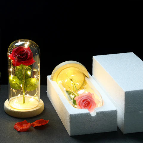 LumiRose™ – Rosa Eterna con alma brillante