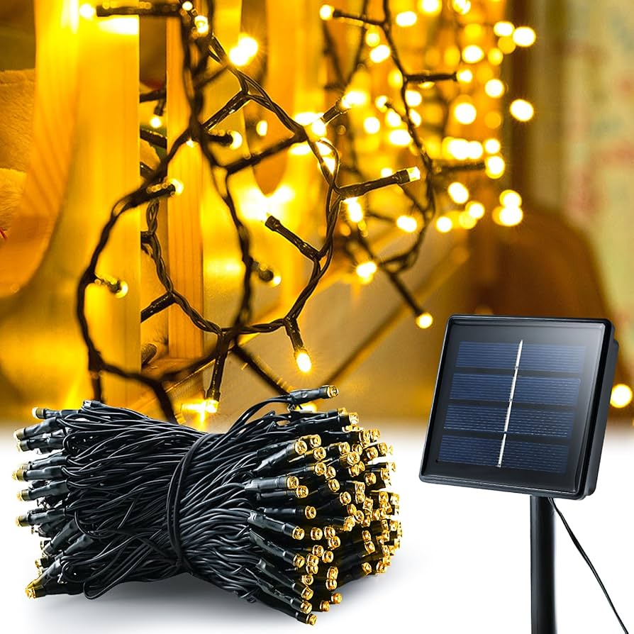 GUIRNALDA LED SOLAR 20 metros (200 foquitos)