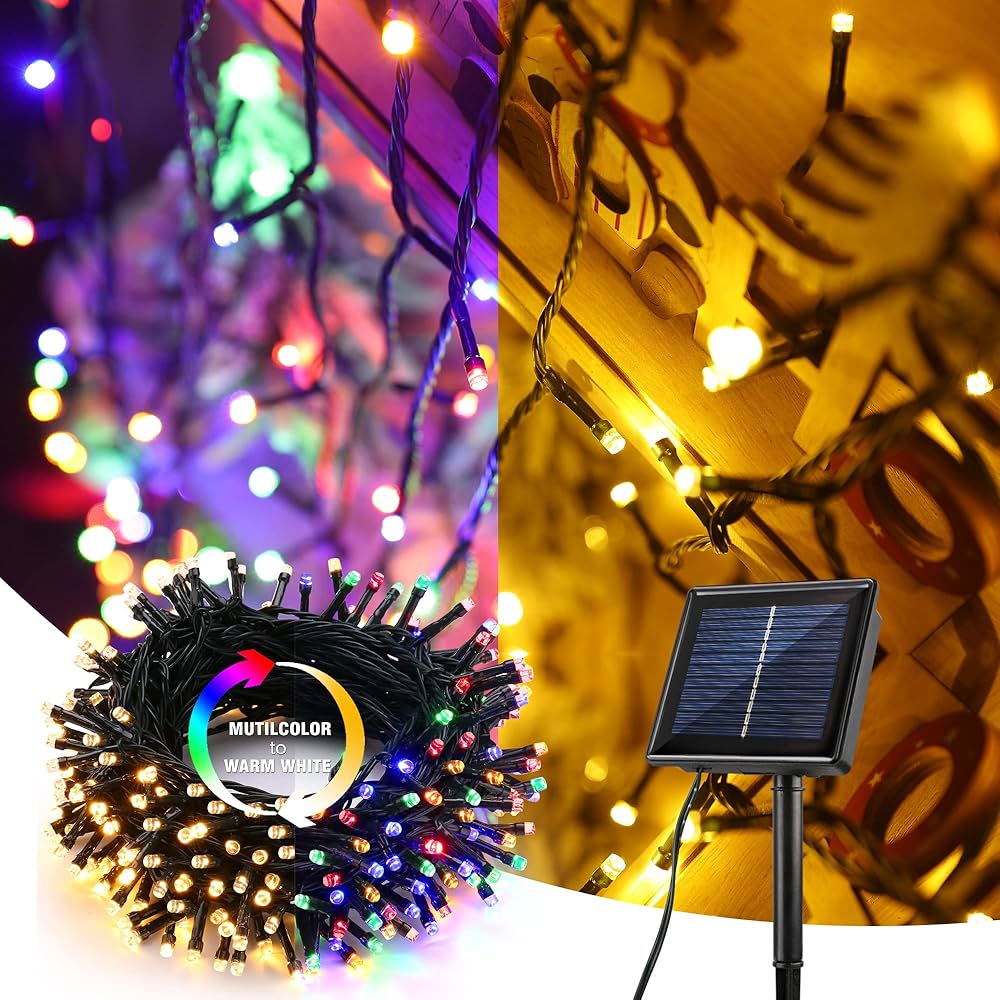 GUIRNALDA LED SOLAR 20 metros (200 foquitos)