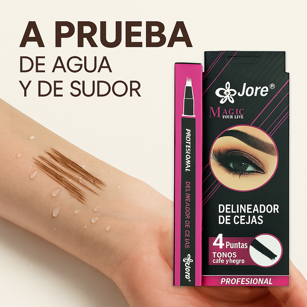 🚨3X2🚨 Lápiz Delineador Efecto MICROBLADING Cejas Naturales - Jore