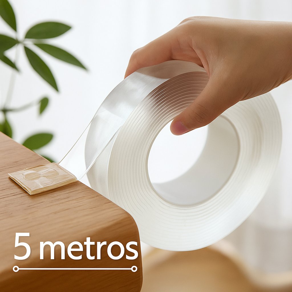 CINTA NANO DOBLE - 5mts (2 UNIDADES)
