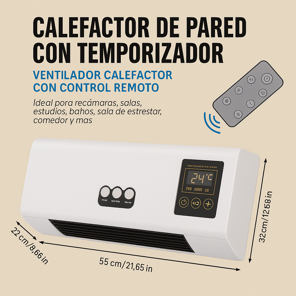 Calefactor Remoto 2en1 - ThermoFlex