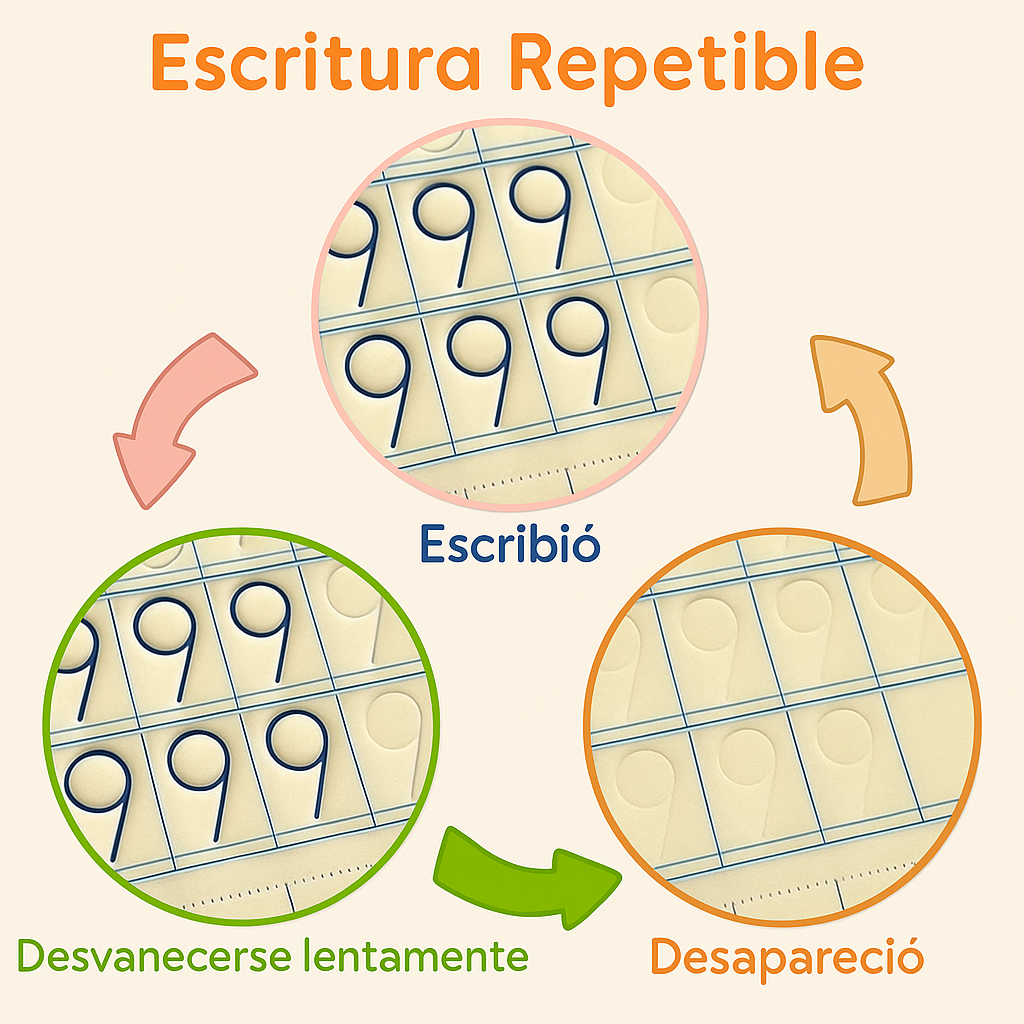 PACK 4 Cuadernos Mágicos Reutilizables (Matemática - Alfabeto - Dibujos - Números)