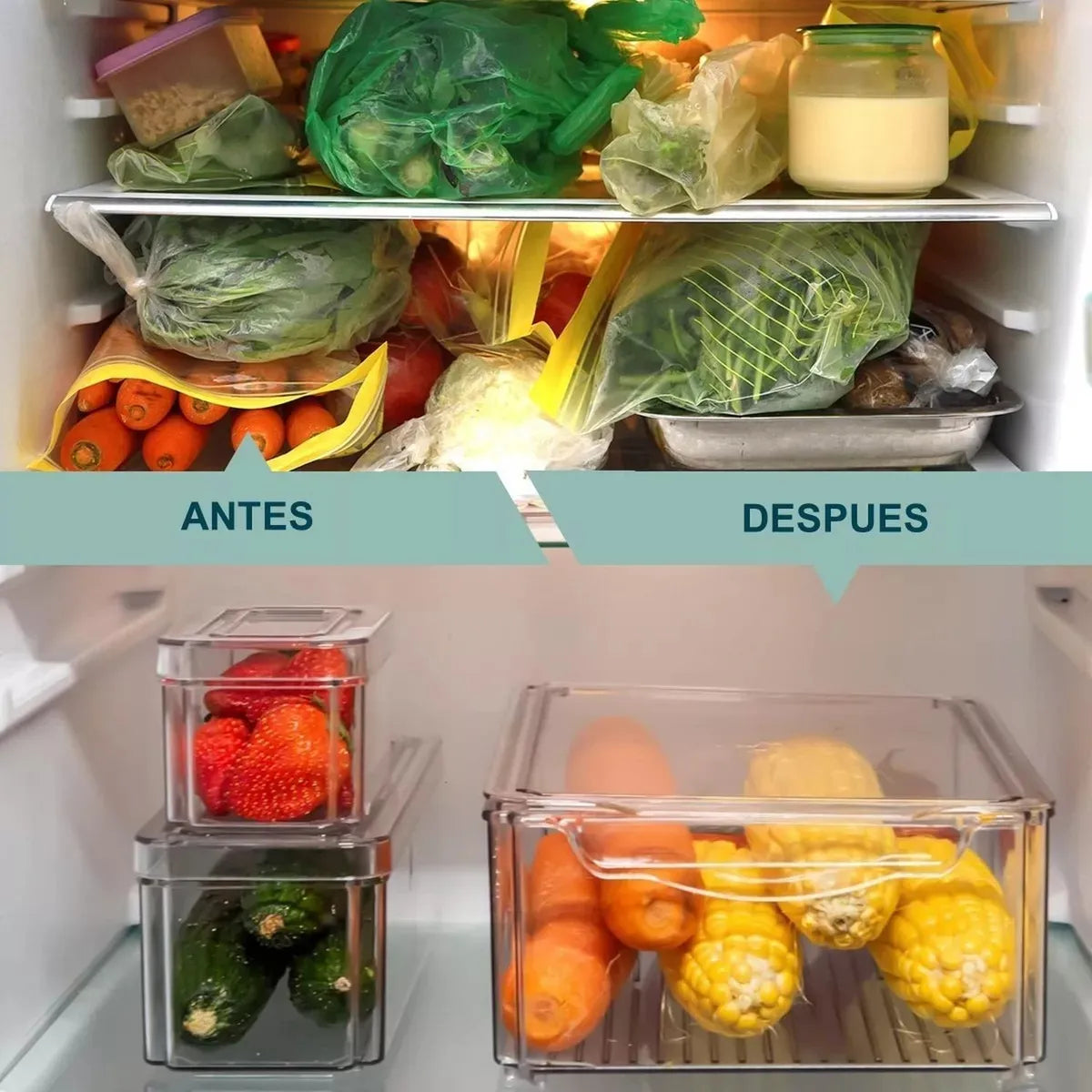 FreshBox 7™ - KIT 7 Contenedores Organizadores