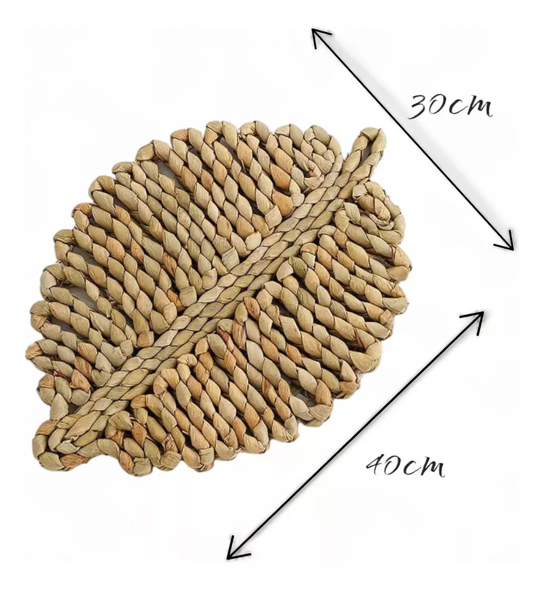 PACK 4 Individuales Hoja de Fibra Natural