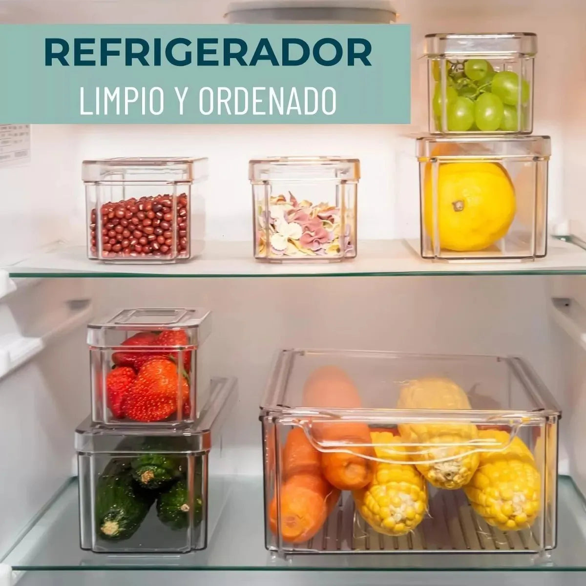 FreshBox 7™ - KIT 7 Contenedores Organizadores