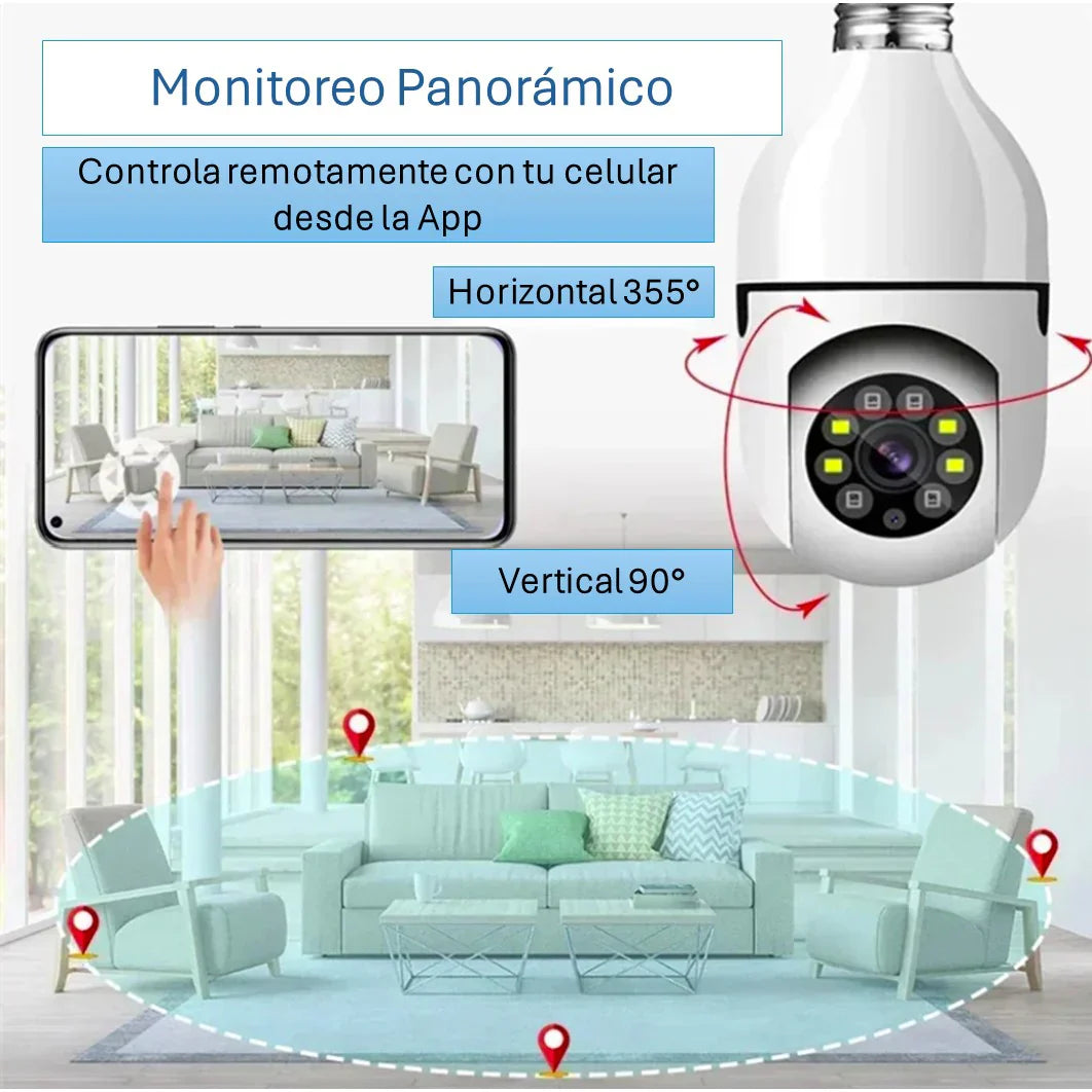 SMART 360° Cámara de Seguridad WiFi