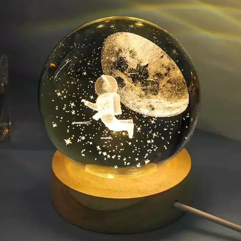 🔥PROMOCIÓN 2X1🔥 Esféras Crystal - (SATURNO y ASTRONAUTA EN LA LUNA)
