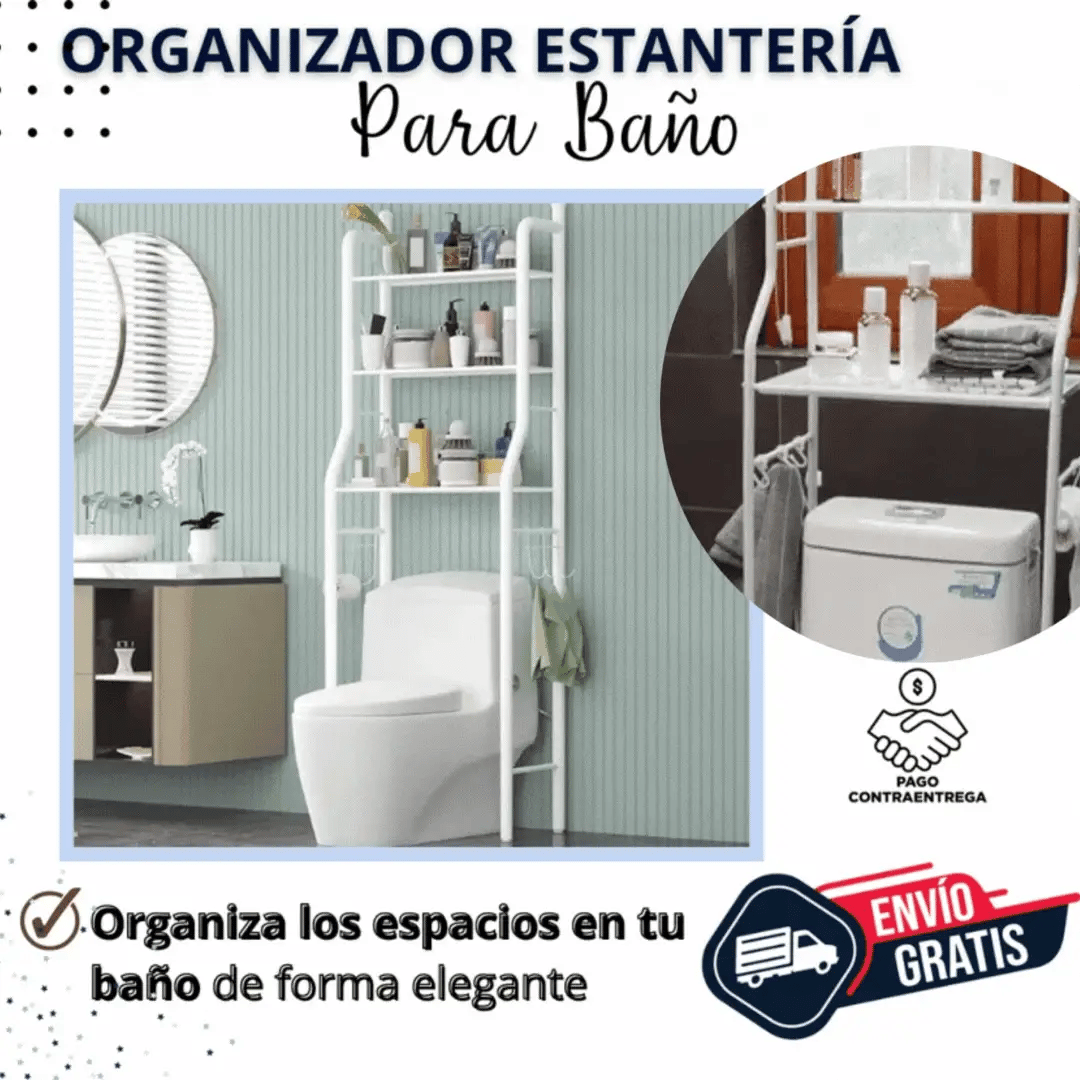 Estante de Almacenamiento para Inodoro