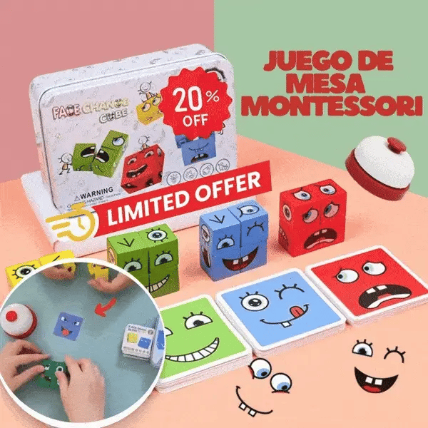 Juego de Mesa Cubos con Expresiones + TIMBRE