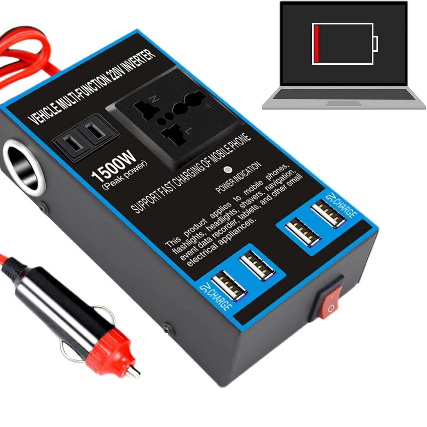 VoltMax™ Inversor Voltaje Auto