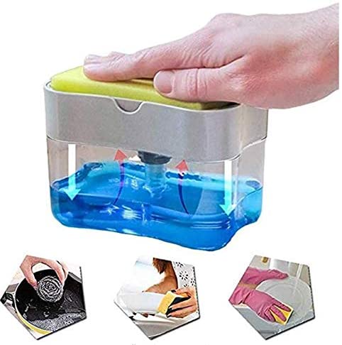Dispensador Automático de jabón con esponja