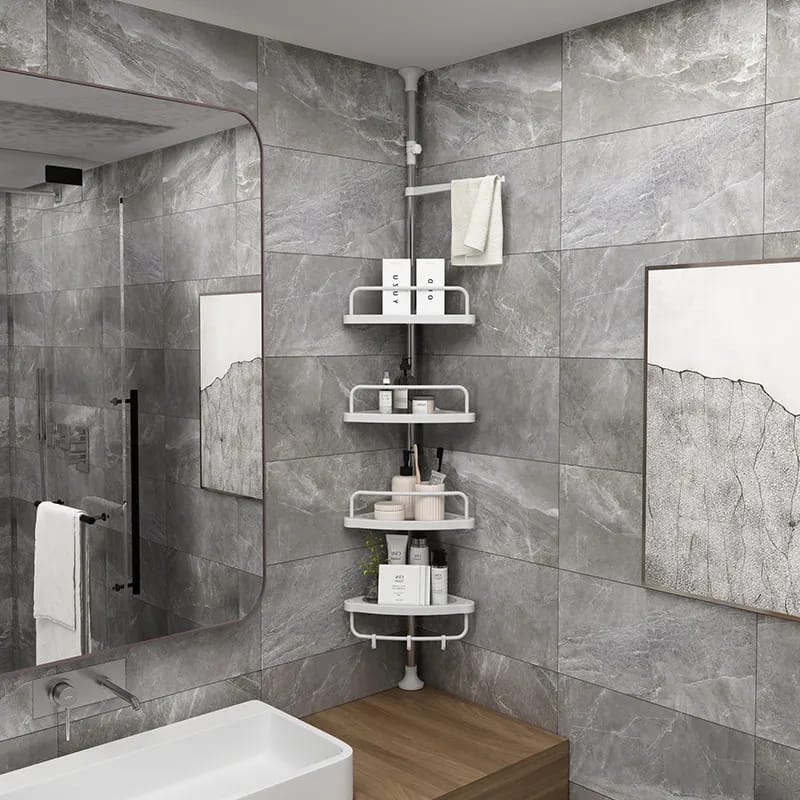 ESTANTE ESQUINERO PARA BAÑO