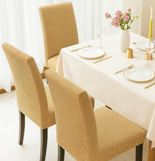 Juego de 4 fundas para sillas de comedor