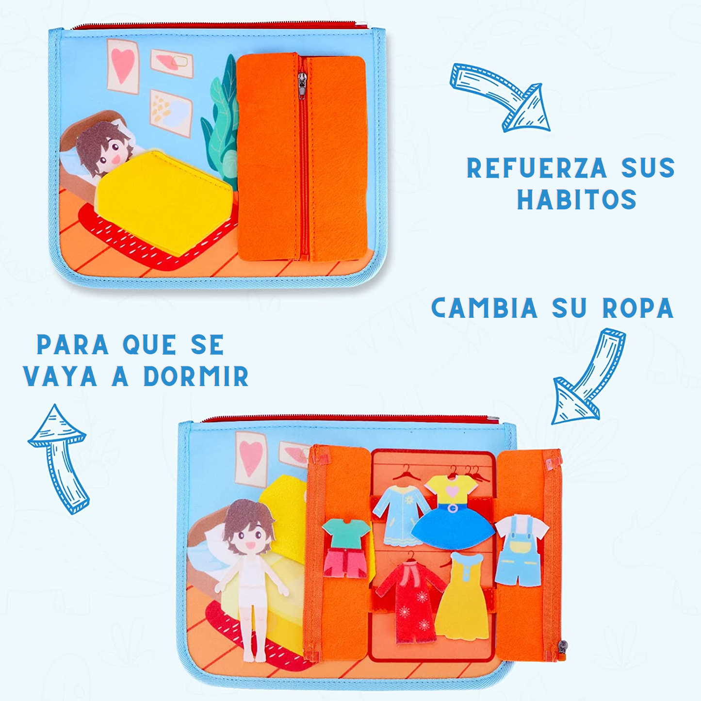 Libro Sensorial Montessori 3D