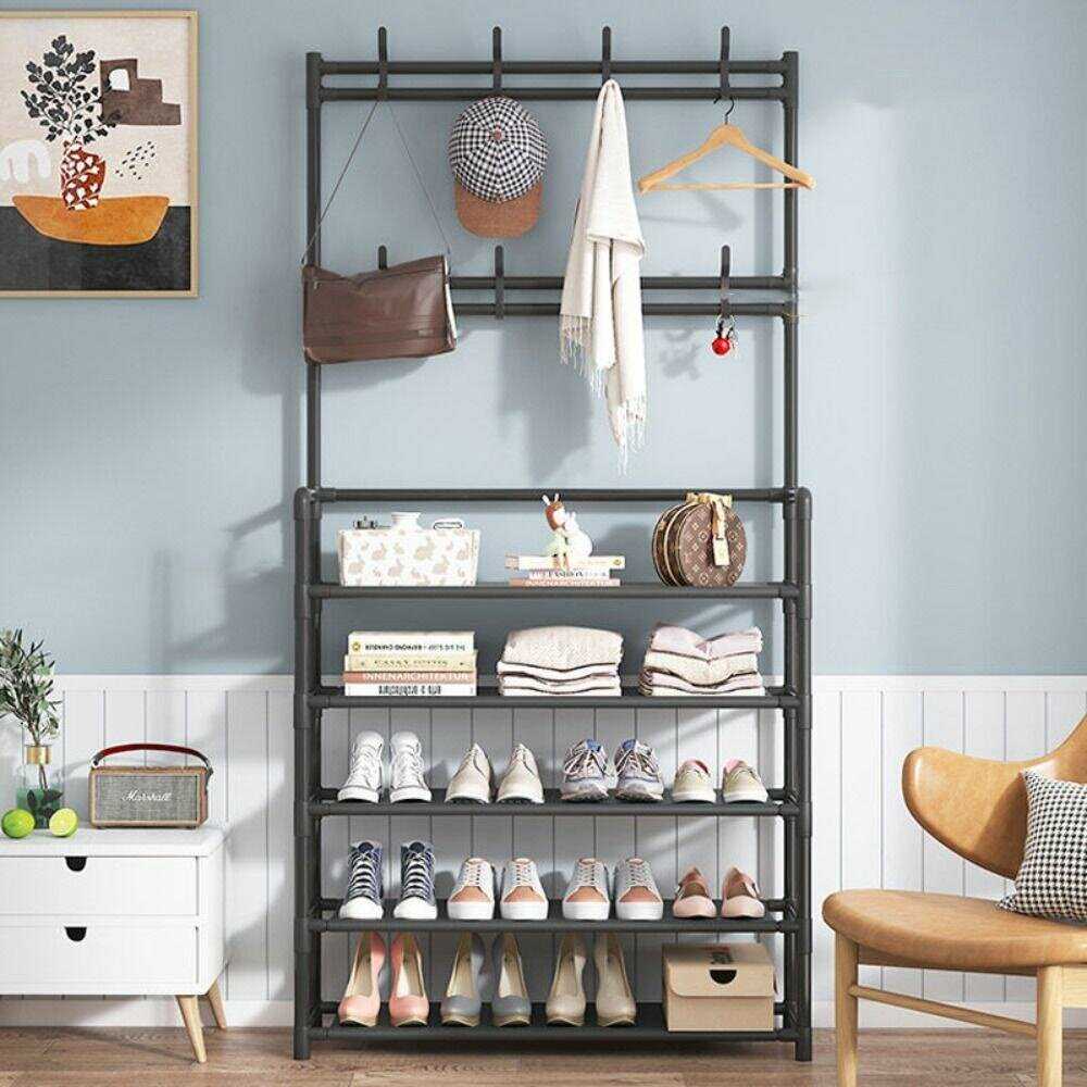 ORGANIZADOR DE ZAPATOS CON PERCHEROS INCORPORADO