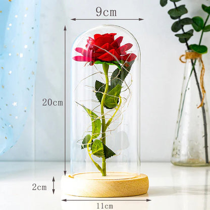 LumiRose™ – Rosa Eterna con alma brillante