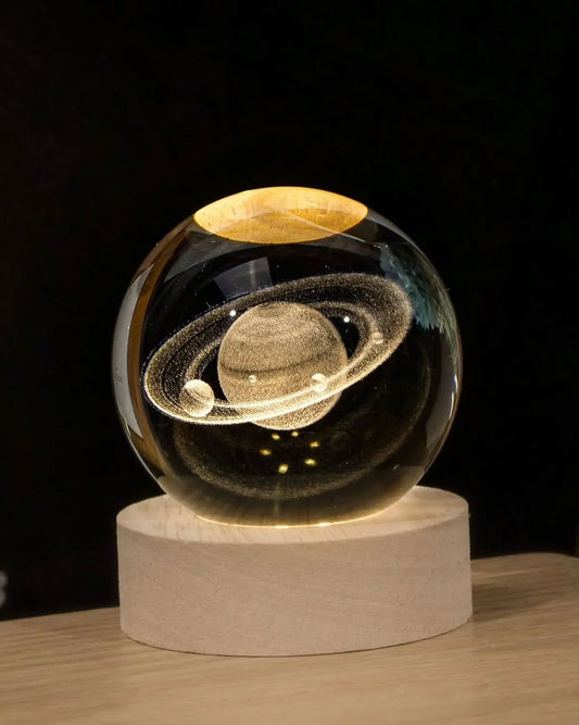 🔥PROMOCIÓN 2X1🔥 Esféras Crystal - (SATURNO y ASTRONAUTA EN LA LUNA)