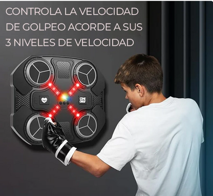 Panel de Boxeo Musical Inteligente: El regalo perfecto 🌲🎁