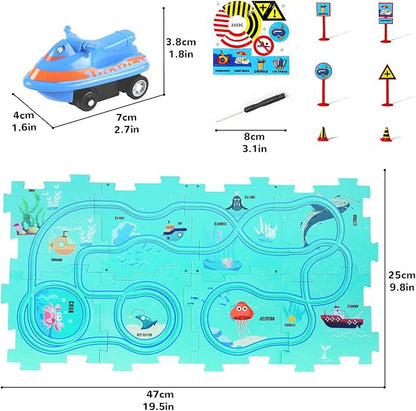 Pista de Autos Didáctico - PuzzleRacer™