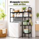 Estante Organizador para Lavadora - Aprovecha el espacio sobre tu lavadora y mantén todo organizado.