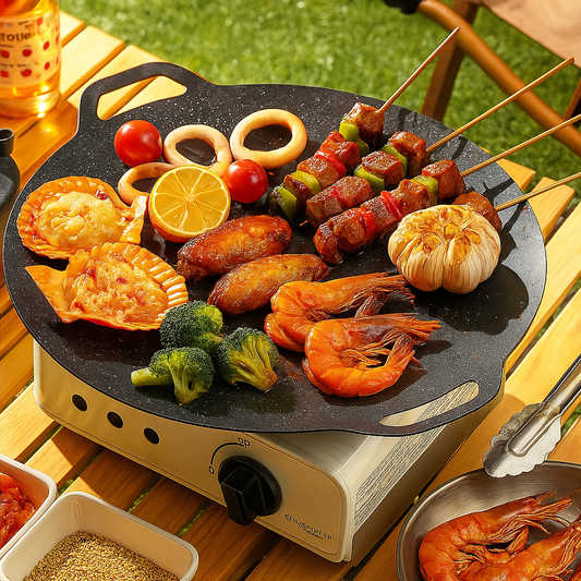 PARRILLA EN SARTÉN COREANA - PLANCHA ANTIADHERENTE