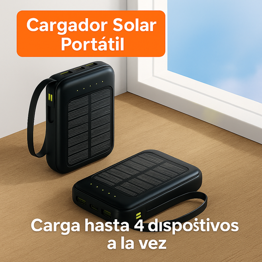 Cargador de Energía Solar Multifuncional