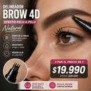 Delineador Jore Brow 4D™ - Efecto Pelo a Pelo Natural