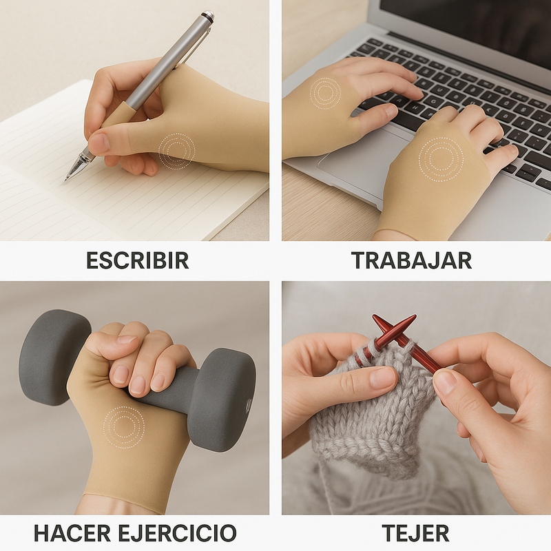 2 Guantes para Artritis de Terapia Magnética - 2 MagneFlex