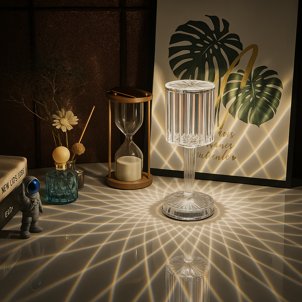 LÁMPARA ESTELAR DE CRYSTAL TACTIL