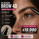 Delineador Jore Brow 4D™ - Efecto Pelo a Pelo Natural