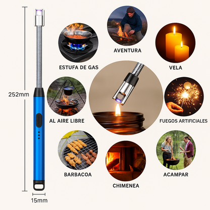 🔥 PlasmaSave – Encendedor de Plasma Recargable