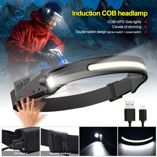 LINTERNA FRONTAL SMART CON SENSOR INTELIGENTE