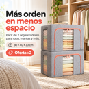 OrdenBox™ | Pack de 2 Organizadores de Ropa Plegables