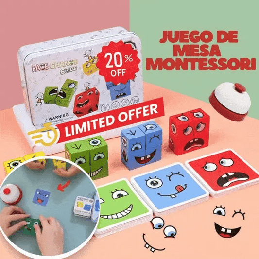 Juego de Mesa Cubos con Expresiones + TIMBRE