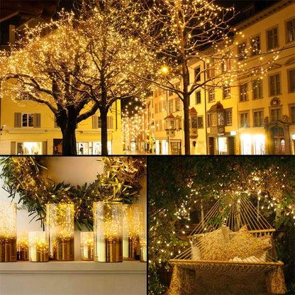 GUIRNALDA LED SOLAR 20 metros (200 foquitos)