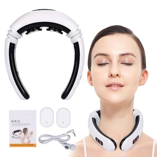 MASAJEADOR INALÁMBRICO RECARGABLE CON ELECTRODOS HOMBRO Y ESPALDA
