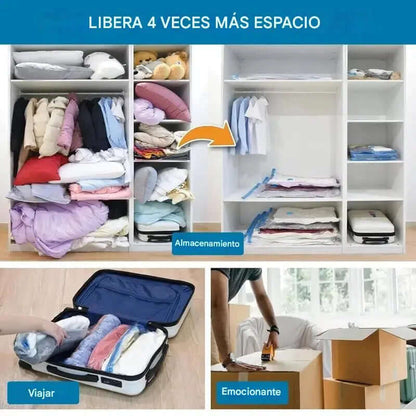 Pack 5 Bolsas Compresoras al Vacio