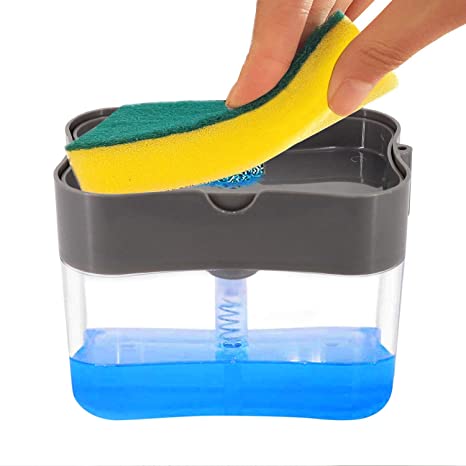 Dispensador Automático de jabón con esponja