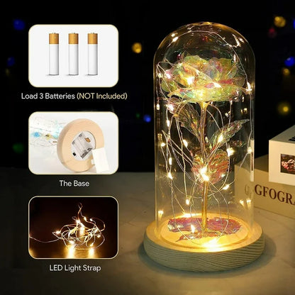 LumiRose™ – Rosa Eterna con alma brillante