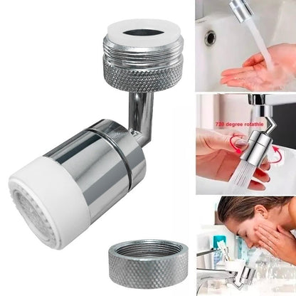 Grifo Giratorio 720º Adaptador  Para Llave Lavaplatos Baño