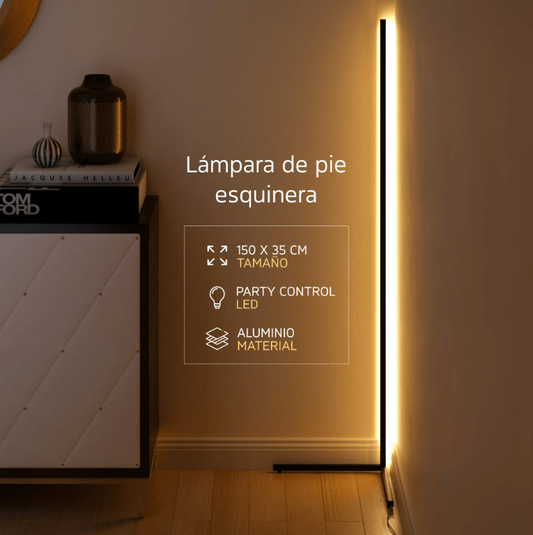 LumaVibe - Lámpara de esquina RGB Smart (SENSOR SONIDO)