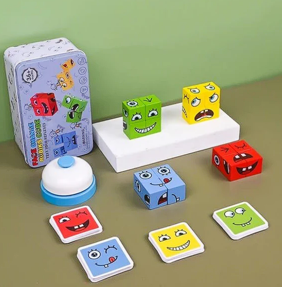 Juego de Mesa Cubos con Expresiones + TIMBRE