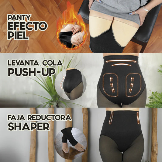 SexyTherm™ - Panty Polar Efecto Piel PushUp